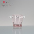 Розовый стеклянный поликарбонатный тумблер пить пивной водяной чашку